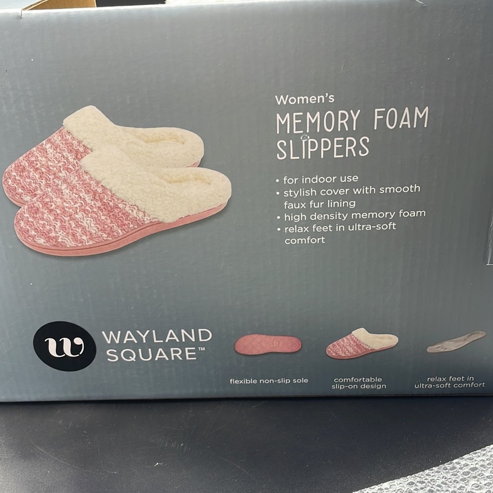 Women's Wayland Square Memory Foam Slippers No Sl… - image 3